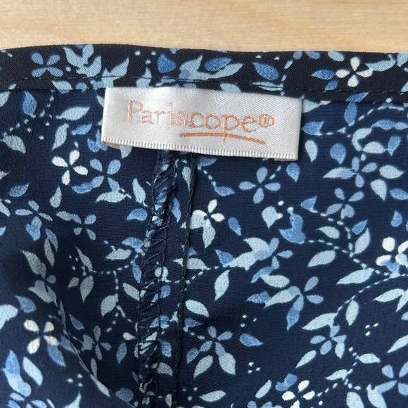 NAVY FLORAL MIDI DRESS - Picture 5 of 5